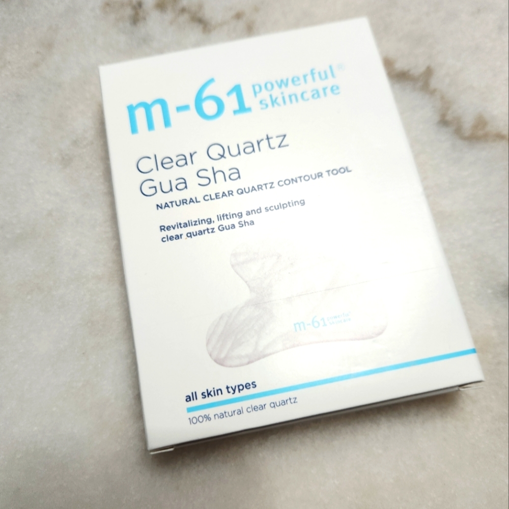 M - 61 Clear Quartz Gua Sha m-61 NIB SEALED